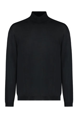 Turtleneck wool pullover-0